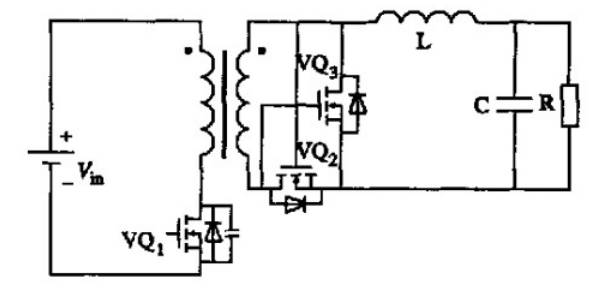 直流電源正激式變換器結(jié)構(gòu)圖