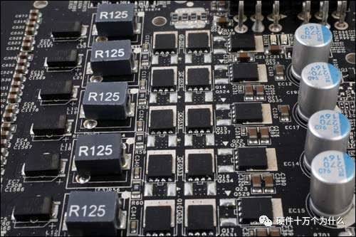 黑色直流電源PCB板展示圖