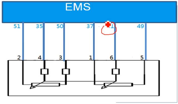 5V參考直流穩(wěn)壓電源電壓電路出現(xiàn)P0641和P0651故障碼